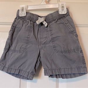 Boys Gray Drawstring Shorts 3T